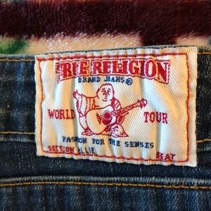 True Religion Section Allie distressed shorts